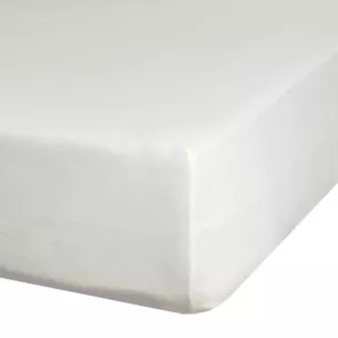 Prześcieradło jersey z gumką 120x200 cm z bawełny kolor kremowy 125 g/m2 Design 91