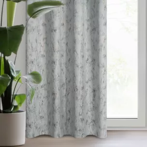 Zasłona srebrno, złota z efektem błyszczącej przecierki z welwetu 140x250 cm przelotka KORNELIA