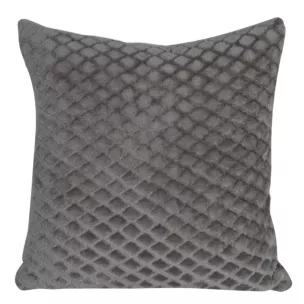 DESIGN 91 Poszewka BELA typu flano bardzo miękka w dotyku z geometrycznym efektem 3D