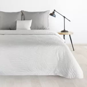 DESIGN 91 Narzuta z motywem liści wytłaczanym techniką hot press