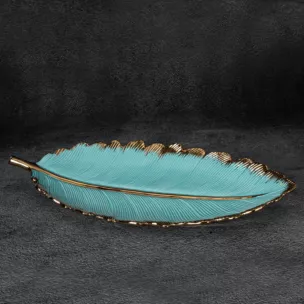 Patera ceramiczna HIRAL w formie liścia