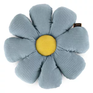 Poduszka w formie kwiatka FLOWERS z sztruksu