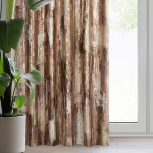 Zasłona ceglasta z marmurkowym wzorem z tkaniny welwetowej 140x270 cm taśma ELLA