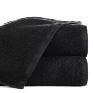 Ręcznik do rąk 30x50 cm bawełniany kolor czarny 500 g/m2 GŁADKI 2