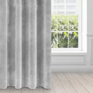 Zasłona stalowa z ekskluzywnego matowego welwetu 140x250 cm przelotka VILLA