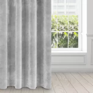 Zasłona stalowa z ekskluzywnego matowego welwetu 140x250 cm przelotka RIA Diva Line
