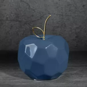 Figurka ceramiczna APEL - jabłko o geometrycznych kształtach