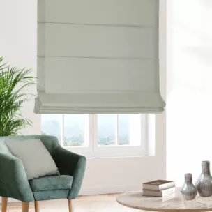 Roleta szyta z systemem comfort naturalna z gładkiej tkaniny typu blackout