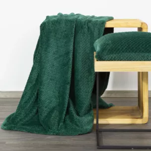 DESIGN 91 Koc CINDY miękki i miły w dotyku z wytłaczanym wzorem