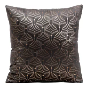 DESIGN 91 Poszewka AGNES z złotym nadrukiem w  stylu art deco
