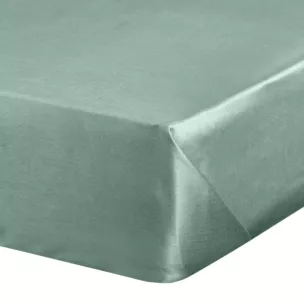 Prześcieradło bez gumki 160x210 cm z satyny bawełnianej kolor miętowy 125 g/m2 DINA Diva Line