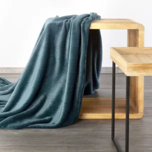 DESIGN 91 Koc CINDY 5 miękki i miły w dotyku z wytłaczanym wzorem jodełki