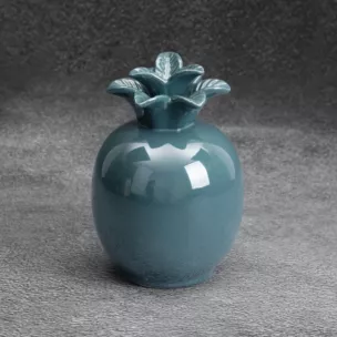 Ananas - figurka ceramiczna SIMONA z perłowym połyskiem