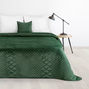 DESIGN 91 Narzuta LUIZ 3 welwetowa pikowana metodą hot press w geometryczny wzór