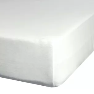 Prześcieradło jersey z gumką 120x200 cm z bawełny kolor kremowy 140 g/m2 ADELA