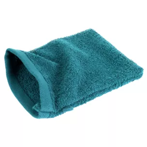 Myjka kąpielowa 16x21 cm bawełniana kolor ciemnoturkusowy 500 g/m2 GŁADKI 2