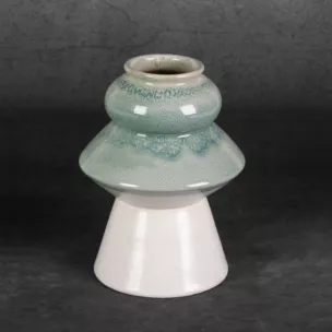 Wazon ceramiczny LIANA w stylu boho z efektem ombre