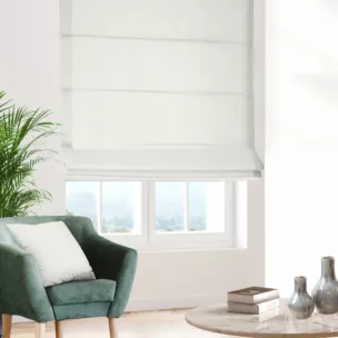 Roleta szyta z systemem comfort naturalna o naturalnym, gęstym splocie w stylu eko