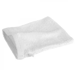 Myjka kąpielowa 16x21 cm bawełniana kolor biały 400 g/m2 GŁADKI 1