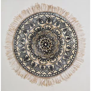 Obraz ORAMENTS kolaż z okrągłym ornamentem w stylu boho