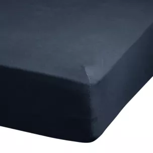 Prześcieradło jersey z gumką 140x200 cm z bawełny kolor amarantowy 140 g/m2 ADELA
