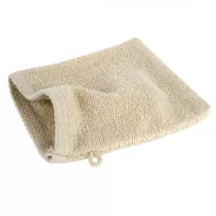 Myjka kąpielowa 16x21 cm bawełniana kolor beżowy 400 g/m2 GŁADKI 1