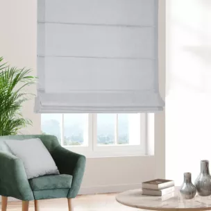 Roleta szyta z systemem comfort naturalna z tkaniny o naturalnym splocie w stylu eko