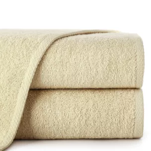 Ręcznik do rąk 30x50 cm bawełniany kolor beżowy 400 g/m2 GŁADKI 1