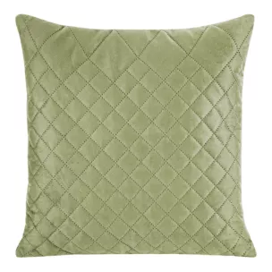 DESIGN 91 Poszewka LUIZ 3 welwetowa pikowana metodą hot press w geometryczny wzór
